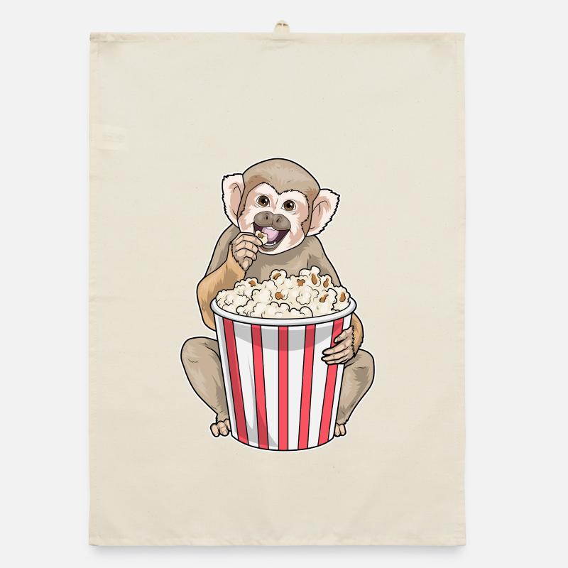 Monkey Popcorn Organic dish towel
