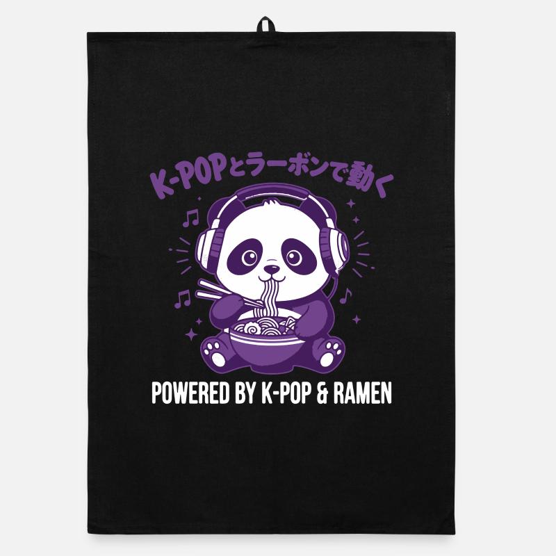 K-Pop To Ramen De Ugoku Powered By K-Pop And Ramen Organic dish towel