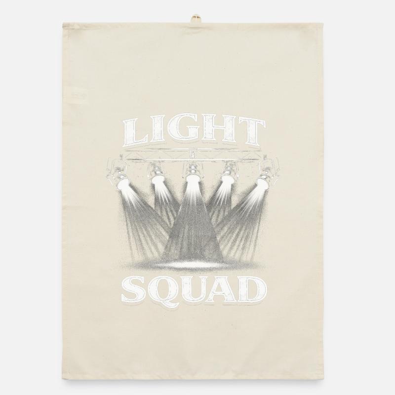 Lichttechniker Beleuchtungstechniker Light Squad Organic Geschirrtuch