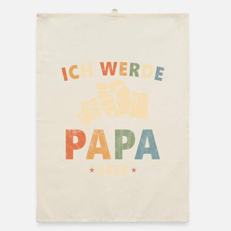 I'm going to be a dad in 2026 Organic dish towel