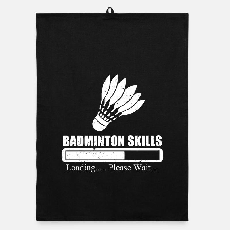 Badminton Skills Loading Please Wait Organic Geschirrtuch
