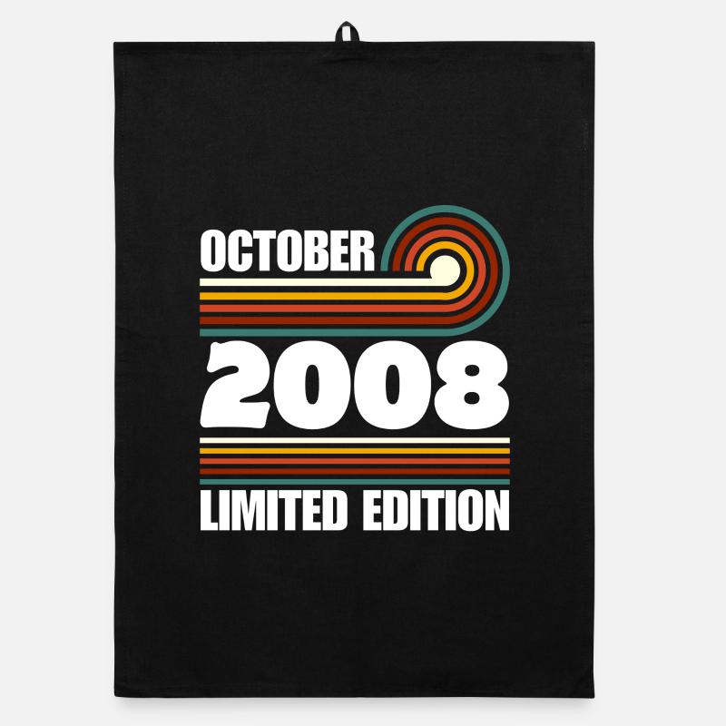 Édition limitée cadeau pour le 18e anniversaire 2008 Torchon bio