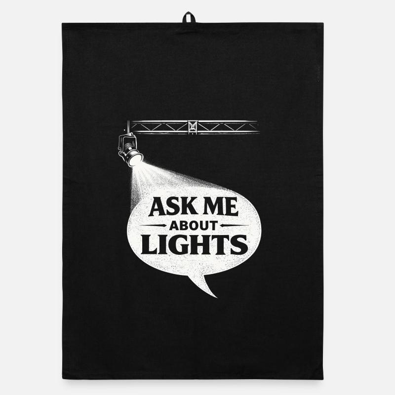 Lichttechniker me demande des lumières Torchon bio