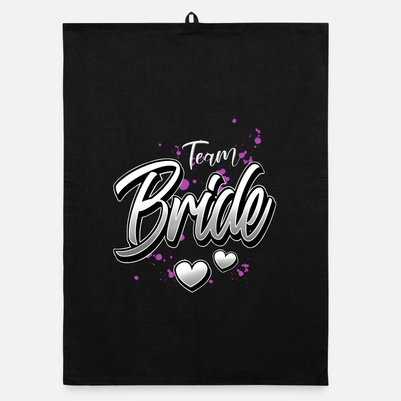 Team Bride Bachelor Party Organic dish towel