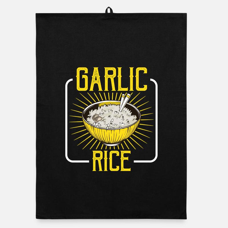 garlic rice delight chef lover chef Organic dish towel