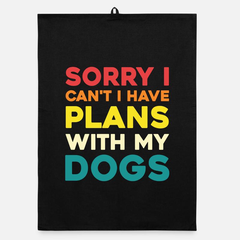 Pas de plan sans chien Torchon bio