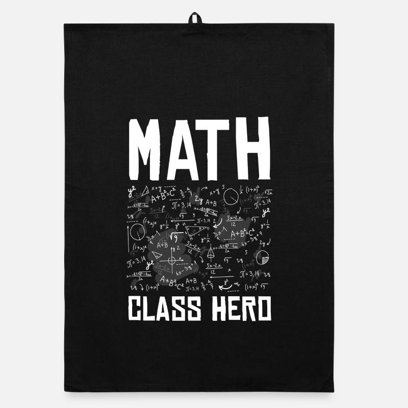 Math Hero Class Heroes Organic dish towel
