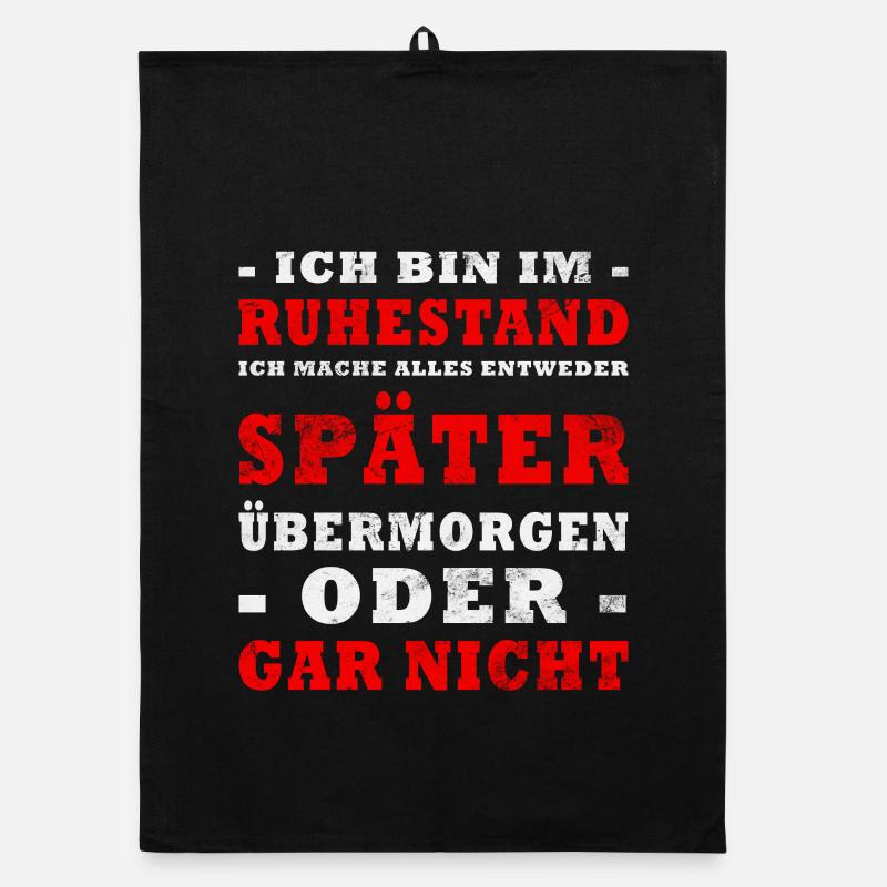 Ruhestand Geschenk Organic Geschirrtuch