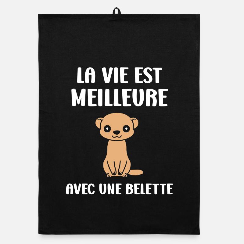 Better life with a weasel Organic dish towel