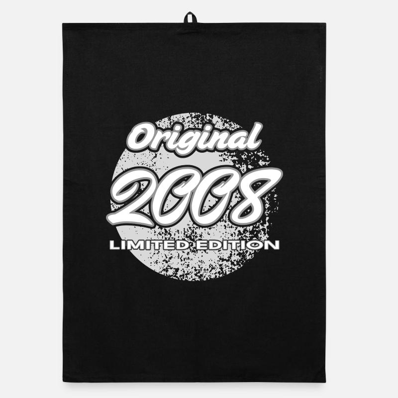 18. Geburtstag 2008 Jungen und Mädchen Geschenk Organic Geschirrtuch