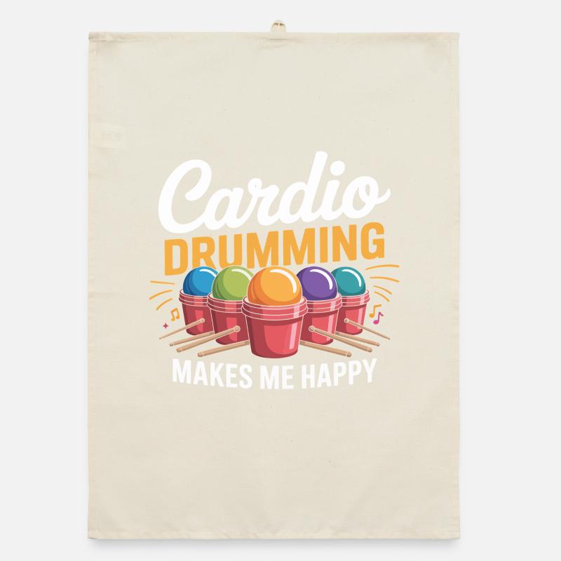 Cardio Drumming Joy Organic dish towel