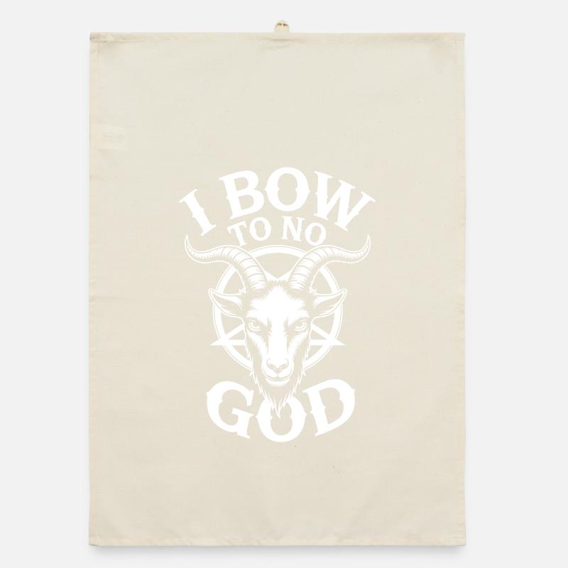 S’incliner devant l’emblème de la chèvre sans Dieu Torchon bio