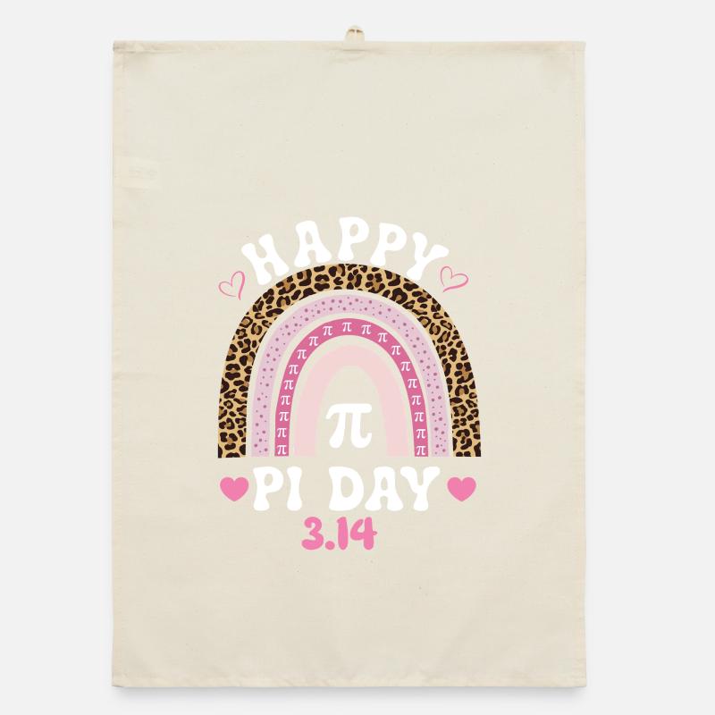 Happy Pi Day 3.14 Celebration Math Joke Nerd Organic dish towel