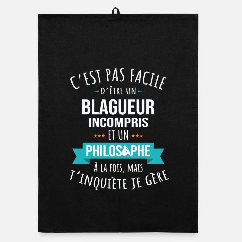 Joker Philosopher Misunderstood Humor Organic dish towel