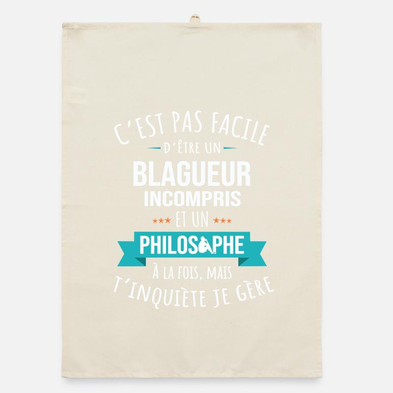 Joker Philosopher Misunderstood Humor Organic dish towel