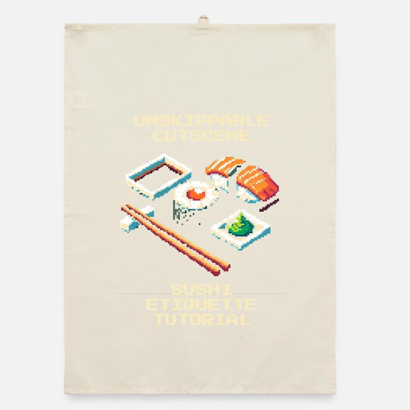 Unstoppable Cutscene | Sushi Etiquette Tutorial Organic dish towel