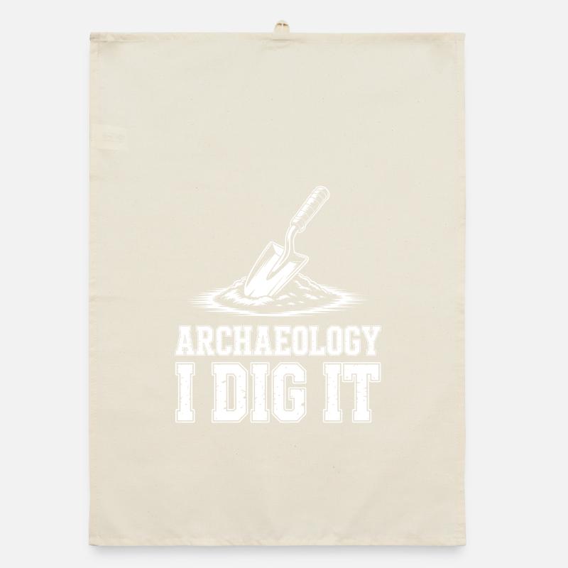 Archaeology I Dig It Organic dish towel