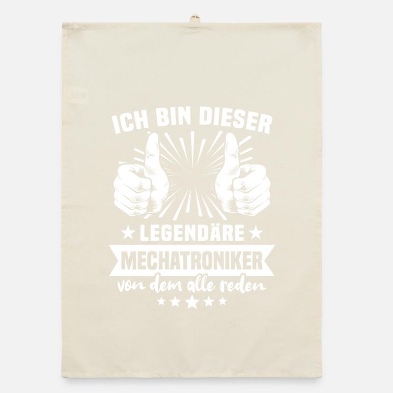 Mechatronics Technician Legend Organic dish towel