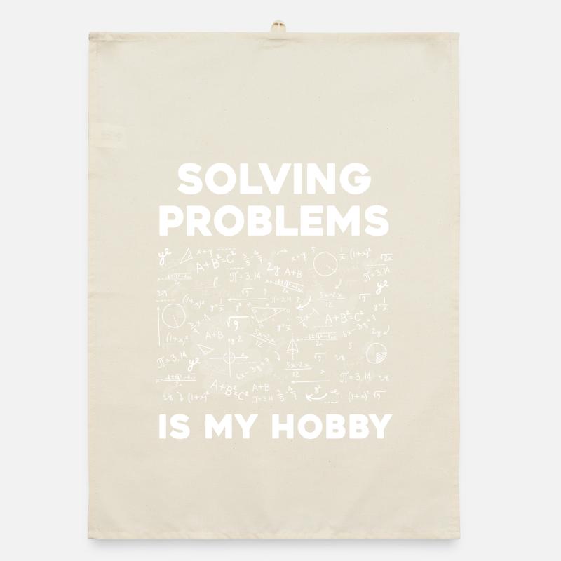 Solving puzzles is my hobby Organic dish towel
