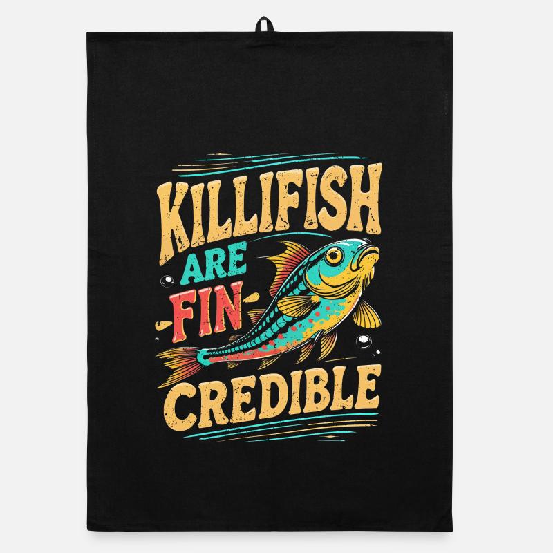 Toothcarp Killfish Toothed carp Organic dish towel