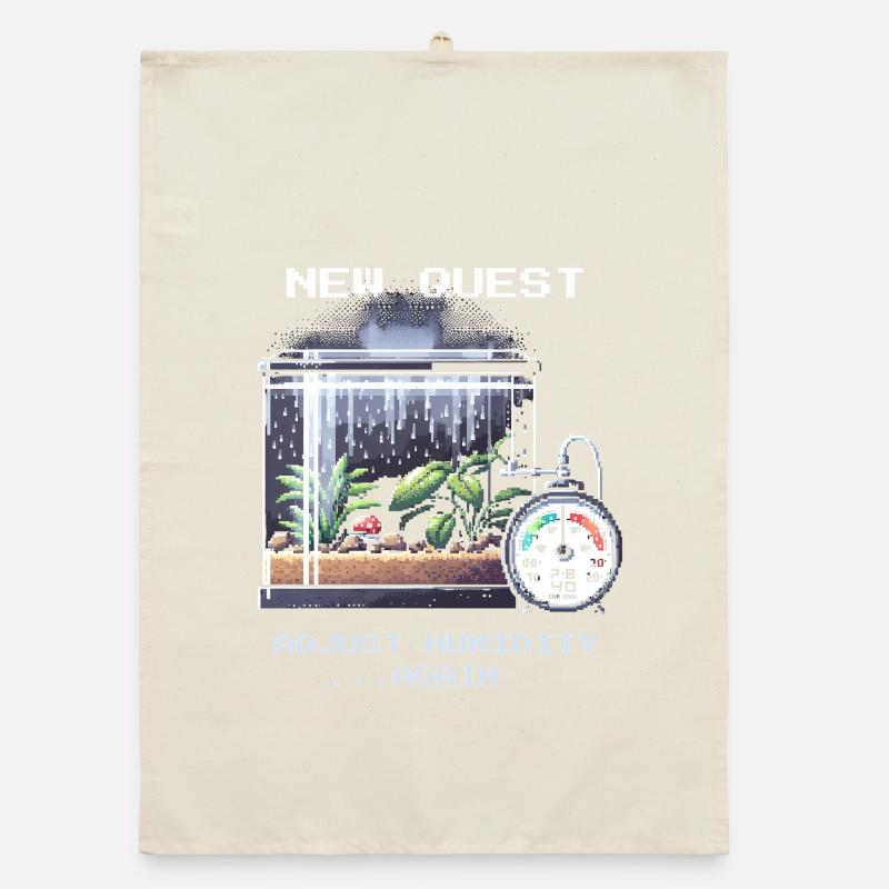 Neue Quest: Luftfeuchte regeln | Terrarium Organic Geschirrtuch