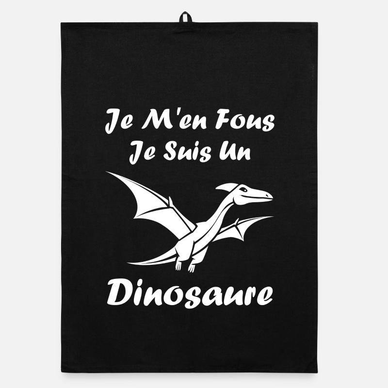 Aerial Dinosaur Attitude Organic dish towel