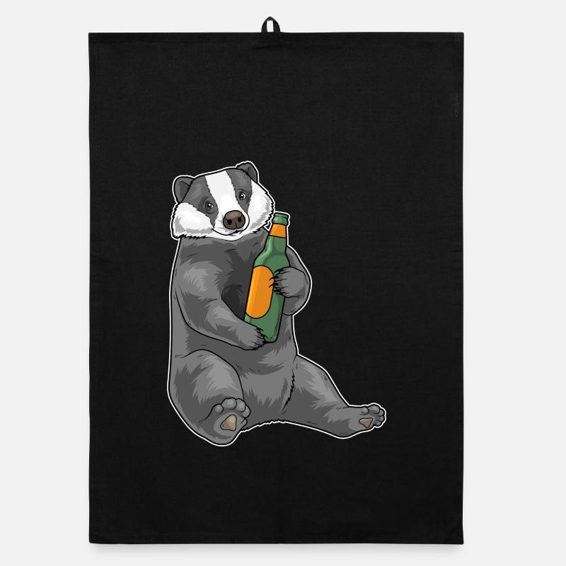 Bouteille de bière Badger Torchon bio