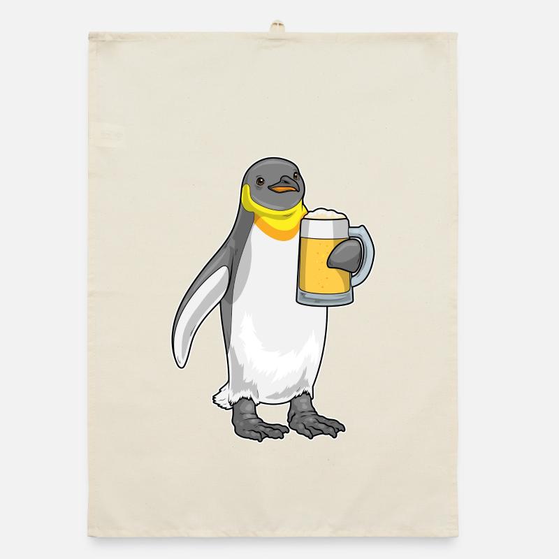 Pinguin Bier Organic Geschirrtuch