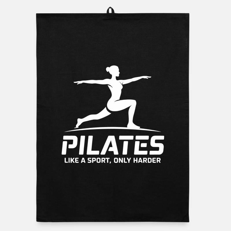 Pilates comme le sport – plus difficile Torchon bio
