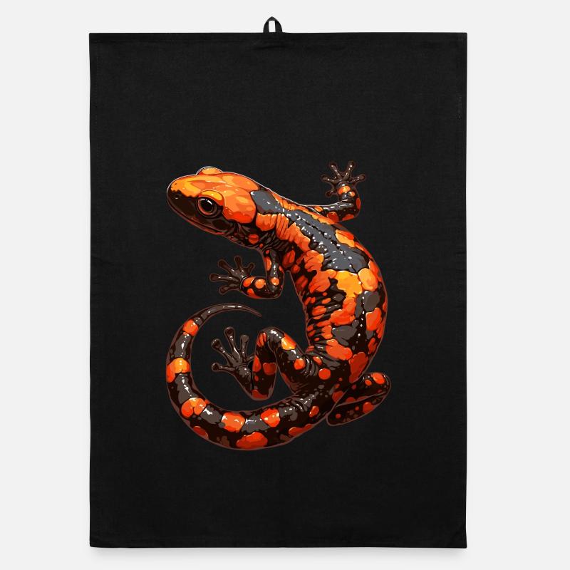 Fire Salamander Salamander Organic dish towel