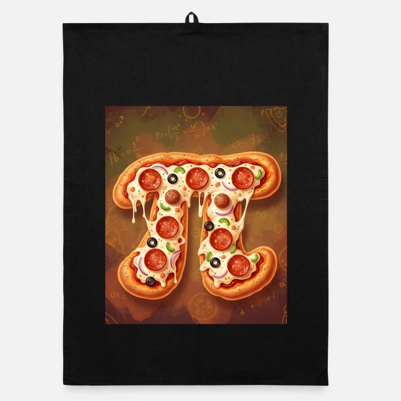 Pizza forme de pi Torchon bio