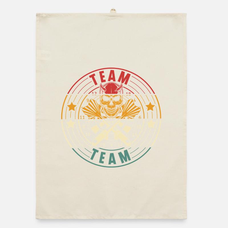 Équipe de fléchettes Torchon bio