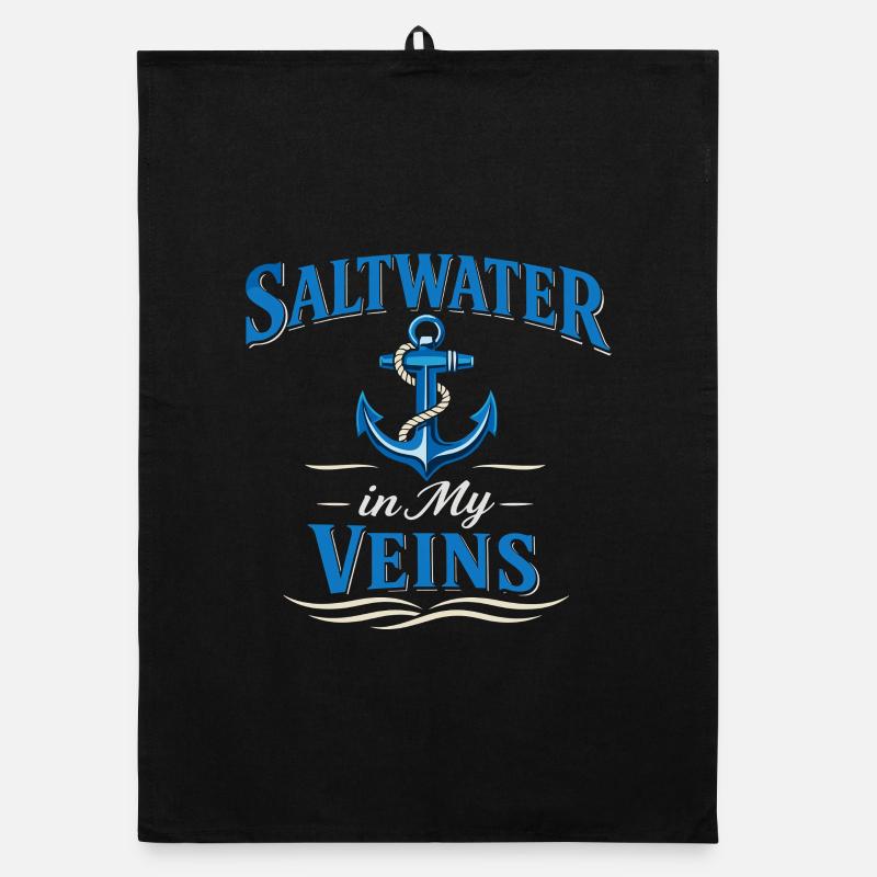 Seamanship Gift for Deckhand Ocean Work Organic dish towel