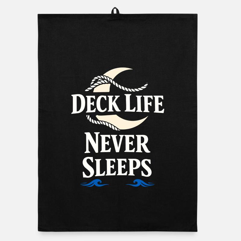 Seemannschaftsgeschenk Für Deckhand Ocean Work Organic Geschirrtuch