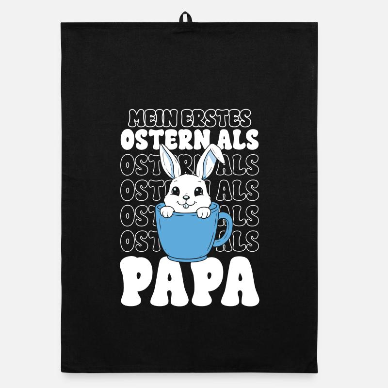 Le lapin de Pâques dans Mug Dad Torchon bio