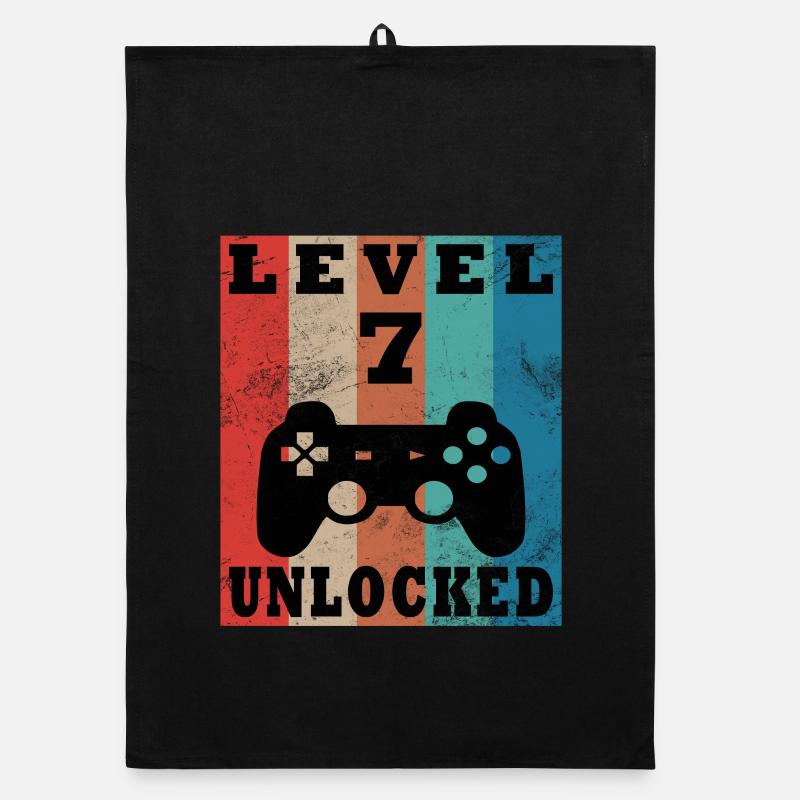Manette rétro débloquée niveau 7 Torchon bio