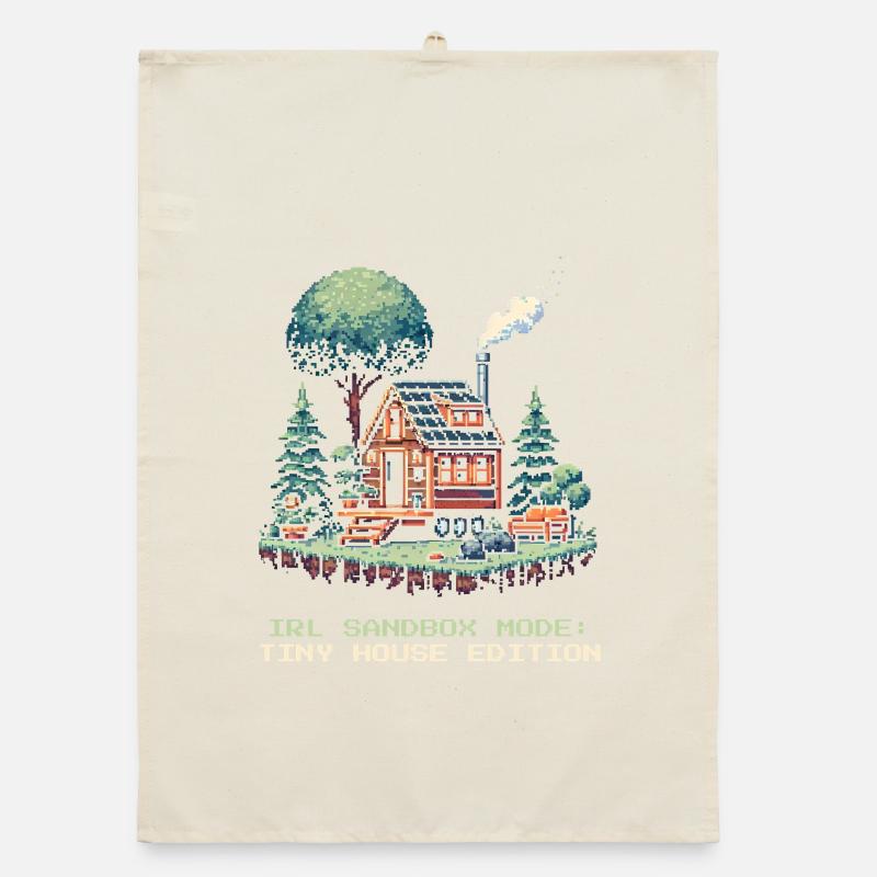 Mode bac à sable IRL | Mode de vie dans les maisons miniatures Torchon bio