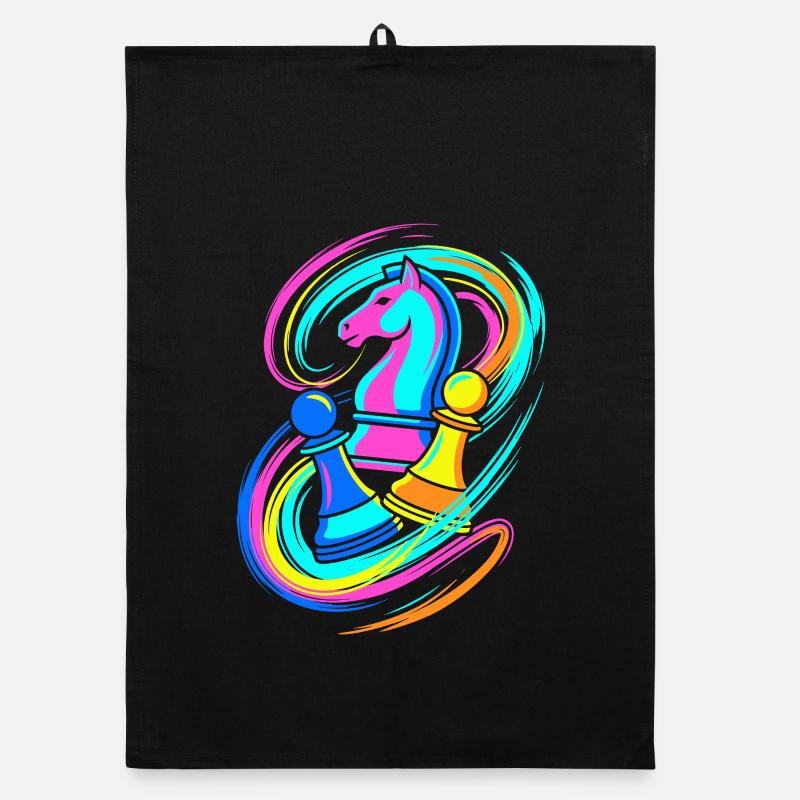 Chess Organic dish towel