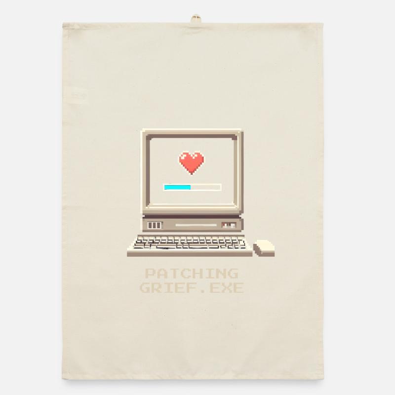 Patch Grief | Undertaker Irony Organic dish towel