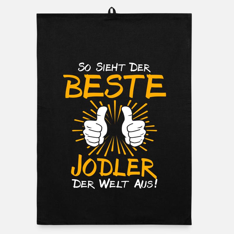 Idée de cadeau pour le yodelling Torchon bio