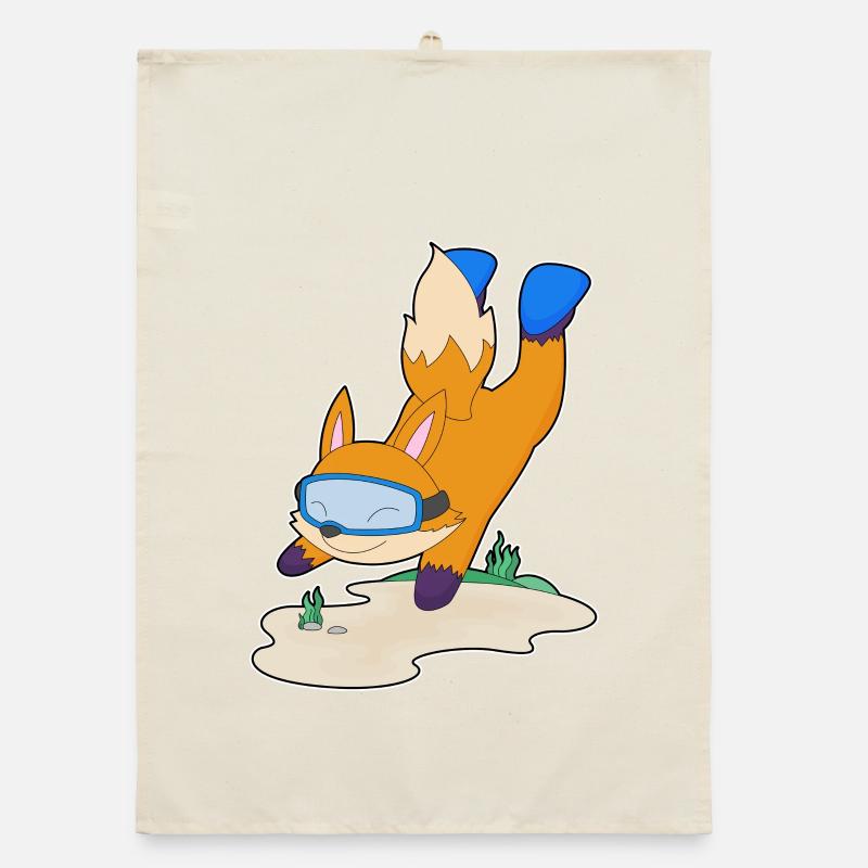 Plongeon de natation Fox Diver Plongeon Torchon bio