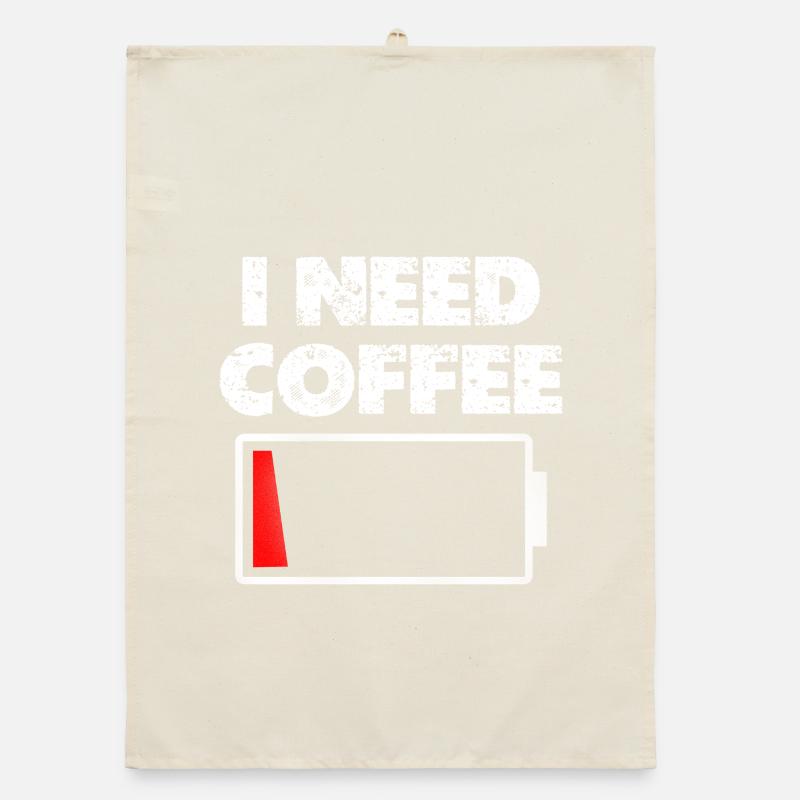 I need coffee battery empty Organic dish towel