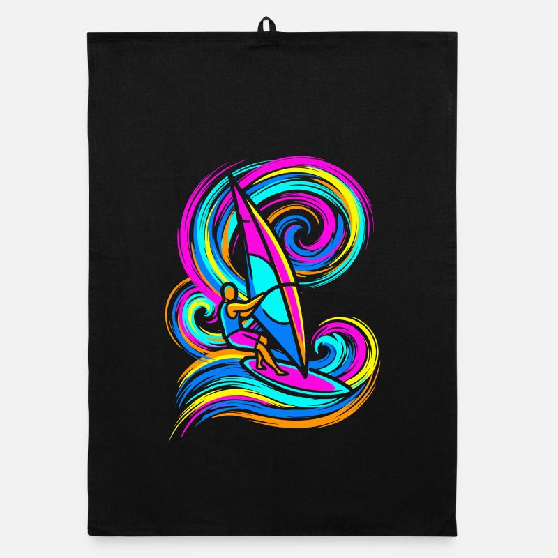 Windsurfing Organic dish towel