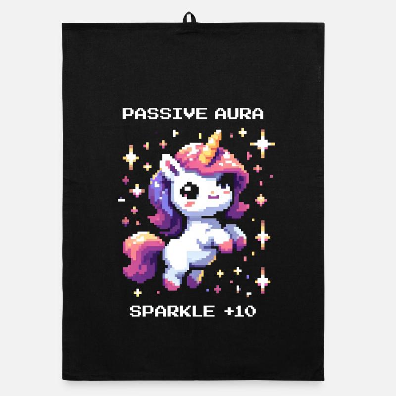 Passive Aura Active | Glitter Bonus Organic dish towel