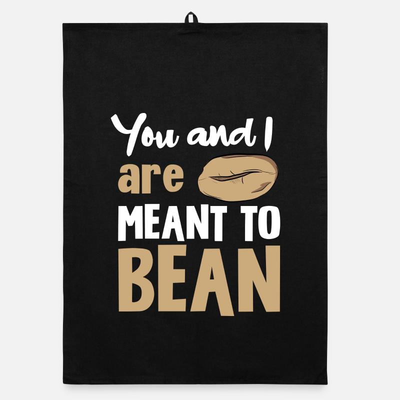 You and Me: Bean Saying Organic dish towel
