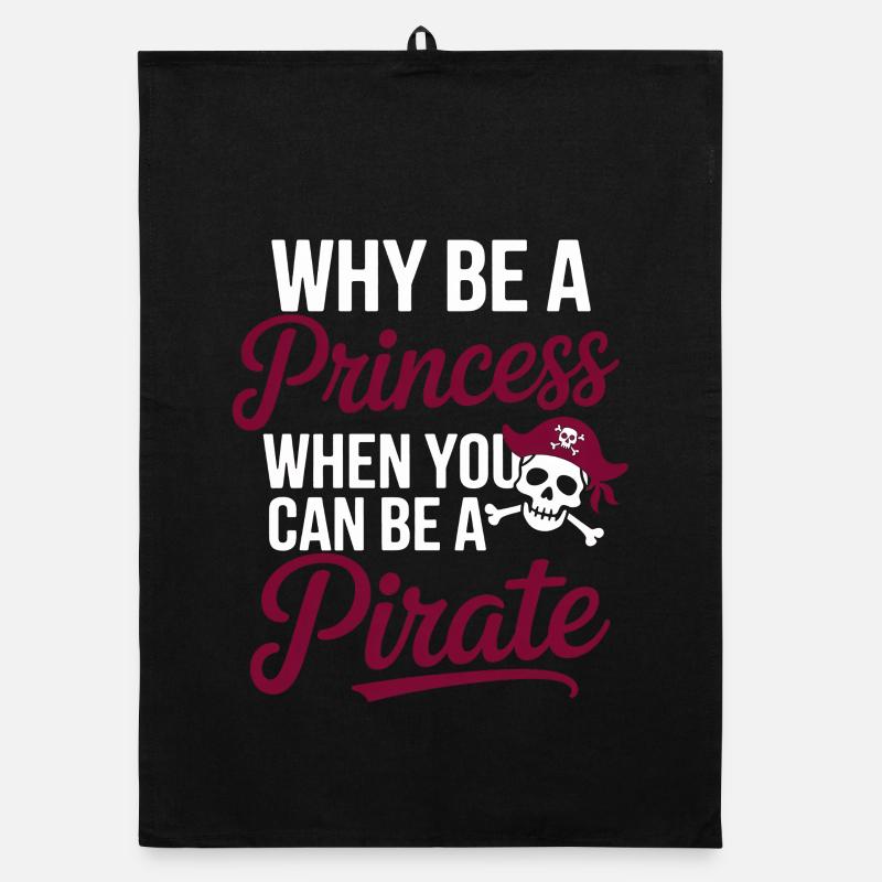 Attitude de pirate : Princesse non incluse Torchon bio