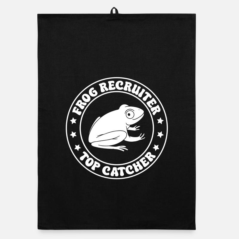 Frog Catcher Recruiter Top Frog Organic Geschirrtuch