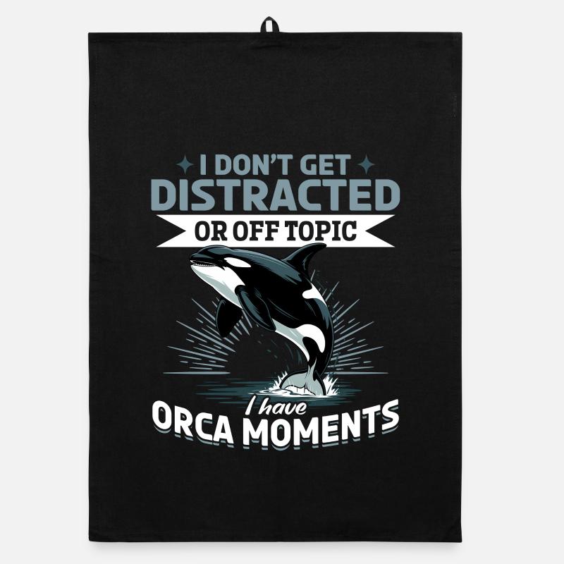 Orca drôle Torchon bio