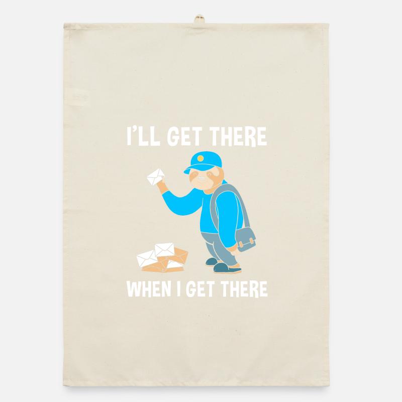 Post Postmark Postman Organic dish towel