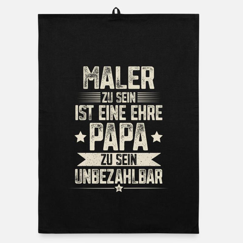Maler Papa Organic Geschirrtuch